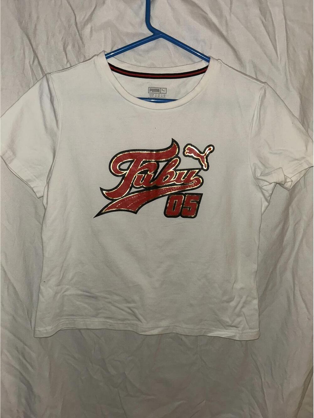 Fubu x Puma Collab Vintage Cropped Tee Size XL